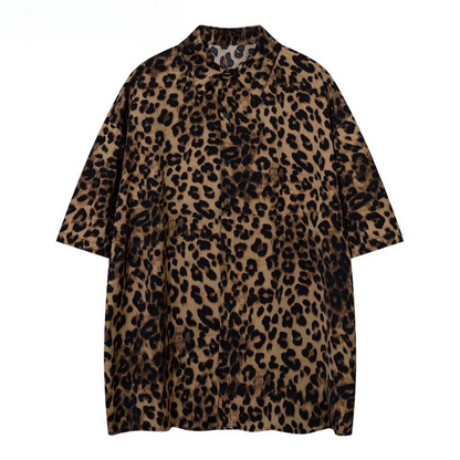 Leopard Patterned The Street Shirt 007