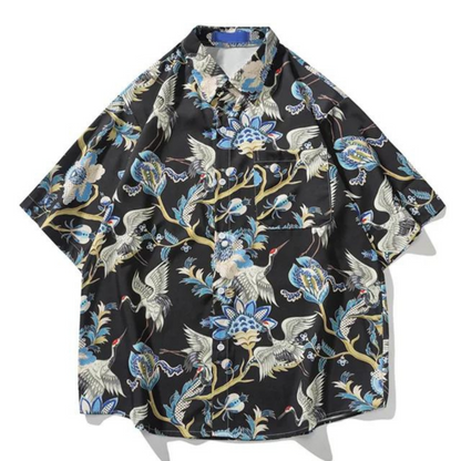 Black Floral Edition Street Shirt 009