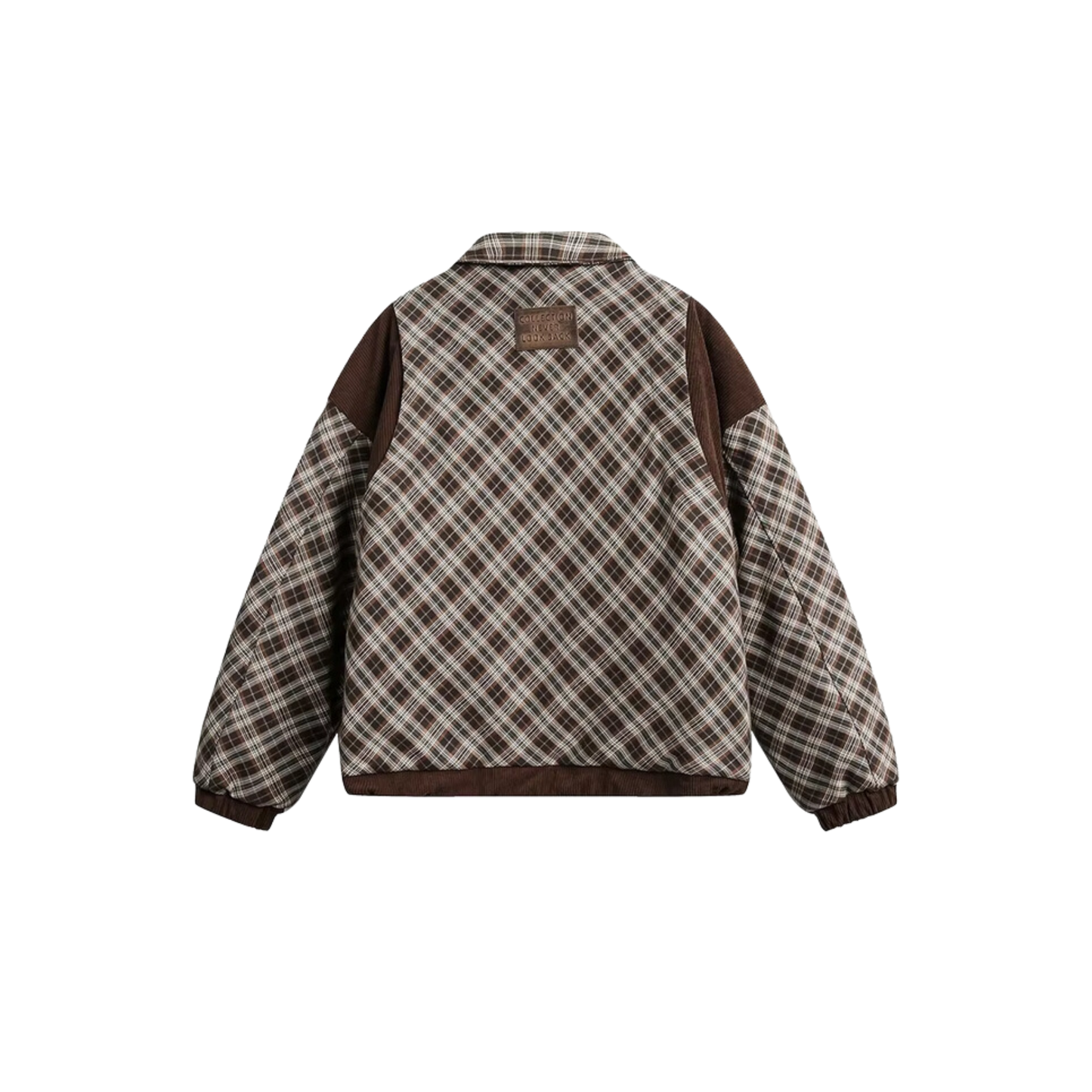 Plaid Patchwork Retro Jacket 007